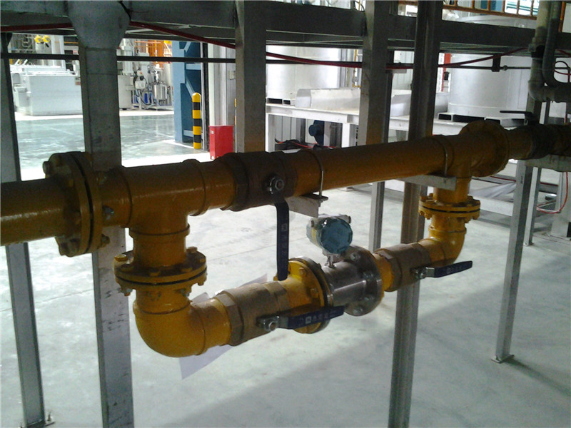 Natural gas flowmeter site Mudu, Suzhou, Jiangsu